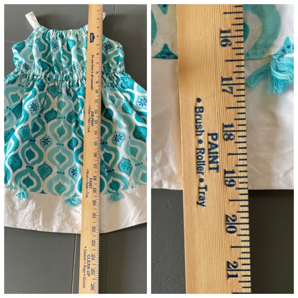 GYMBOREE Girls Teal & White Sundress Size 4 - Picture 10 of 10